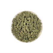 PUFFY White Runtz is a balanced hybrid THCa strain developed through the genetic pairing of Gelato and Original Z. The aroma features rich savory notes with a hearty, umami-like depth, complemented by warm nutty undertones and pungent onion accents. Visually, the buds are dense and frosty, showcasing vibrant green hues with occasional purple accents, all coated in a thick layer of white trichomes. Consumers frequently describe experiencing a euphoric and uplifting sensation, accompanied by an improved mood 