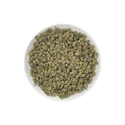 PUFFY White Truffle (smalls) is an indica-dominant hybrid THCa strain, crafted from the legendary lineage of Gorilla Butter, a standout phenotype of Gorilla Glue #4 × Peanut Butter Breath. The aroma is rich and inviting, with doughy undertones layered over an earthy base and a distinctly pungent finish that lingers pleasantly in the air. Visually striking, these medium-sized buds glisten under a thick frost of white trichomes, with vibrant orange pistils winding through deep green and purple tones. Consumer
