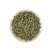 PUFFY Zutopia is a balanced hybrid THCa strain with genetics that have yet to be publicly revealed, leaving its true lineage unknown. The aroma features zesty citrus notes complemented by a sweet, fruity fragrance reminiscent of fresh, ripe fruit. Visually, dense forest green buds with purple hues and fiery orange pistils are coated in sticky trichomes. Consumers often report feeling euphoric, uplifted, focused, and relaxed, with an improved mood and a balanced sense of calm and mental clarity.