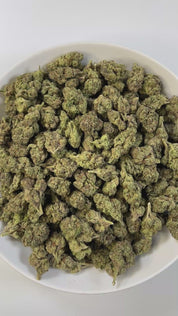 PUFFY Blue Runtz is a balanced hybrid THCa strain, expertly crafted from a potent cross between Blueberry × Runtz. The aroma bursts with juicy fruit sweetness, layered with candy-like notes and a tropical hint of pineapple. Visually, dense medium-sized buds show deep green and purple tones with bright orange pistils and a frosty coat of trichomes. Consumers often report an initial euphoric, uplifting boost that enhances mood and creativity before easing into body relaxation and calm, with effects described 