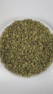 PUFFY Candy Runtz (smalls) is a balanced hybrid THCa strain, born from the legendary cross of ZKZ and Gelato. The aroma bursts with bright citrus notes, layered with sweet candy undertones and grounded by a subtle earthy richness. Visually, dense green buds with purple hues and fiery orange pistils are coated in sticky trichomes. Consumers often describe an initial wave of euphoria that sparks creativity and uplift, gradually easing into a calm, relaxing state.