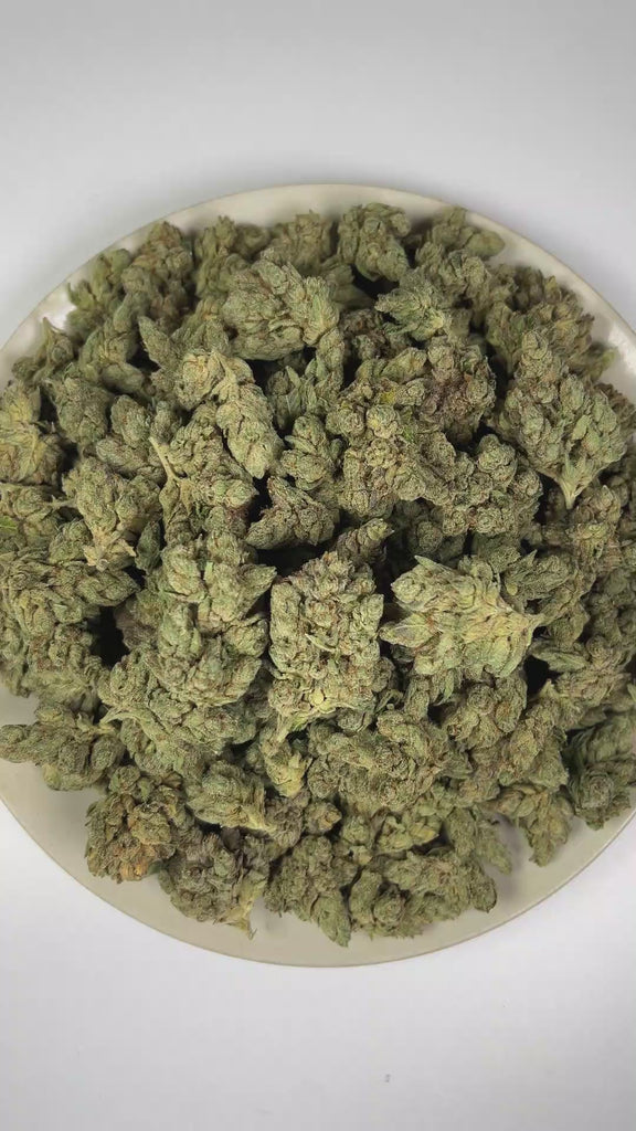 PUFFY Empire OG is a lush indica THCa strain crafted from the masterful pairing of Candy Kush and OG Kush. The aroma blends warm, woody notes with fresh herbal scents and a sharp, peppery finish. Visually, dense forest green buds with purple hues and fiery orange pistils are coated in sticky trichomes. Consumers often report euphoric sensations and soothing relaxation, accompanied by a calming sense of ease that helps melt away stress and tension.