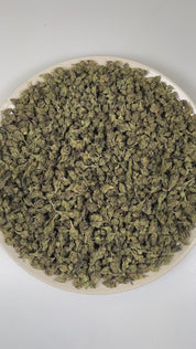 PUFFY Super Sauce (smalls) is a balanced hybrid THCa strain, bred from the iconic pairing of Lemon Cherry Gelato and N.C. Runtz. The aroma is a rich blend of grape and sweet candy notes layered over a bold, gassy undertone, creating a pungent yet sugary fragrance that lingers with a smooth, fuel-like depth. Visually, dense green buds with purple hues and fiery orange pistils are coated in sticky trichomes. Consumers often report an initial wave of euphoric, mood-lifting clarity with a subtle spark of energy