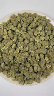 PUFFY Heavenly OG is an indica-dominant hybrid THCa strain crafted through the genetic blending of Tahoe OG and Face Off OG BX1. The aroma unfolds with refreshing notes of crisp pine, earthy herbs, and delicate floral undertones. Visually, dense forest green buds with purple hues and fiery orange pistils are coated in sticky trichomes. Consumers often report euphoric effects that inspire positivity, ease tension, and encourage mental clarity. 