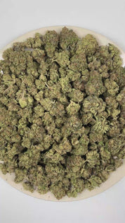 PUFFY Cherry Blossom is an indica THCa strain created through the masterful blending of Cherry Pie and Harle-Tsu. The aroma opens with sweet ripe cherries, smooth vanilla cream, and bold fuel-like undertones. Visually, dense forest green buds with purple hues and fiery orange pistils are coated in sticky trichomes. Consumers often report a euphoric, uplifting, and energizing experience that promotes mental clarity and focus while gradually settling into a deeply relaxing finish. 