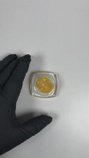 PUFFY THCa Funk Cake: The unique whipping technique required to produce badder causes the cannabinoids to crystalize and create a smooth, creamy consistency. This wax is ultra-potent and easy to load onto a dab nail, thanks to its soft and malleable form.