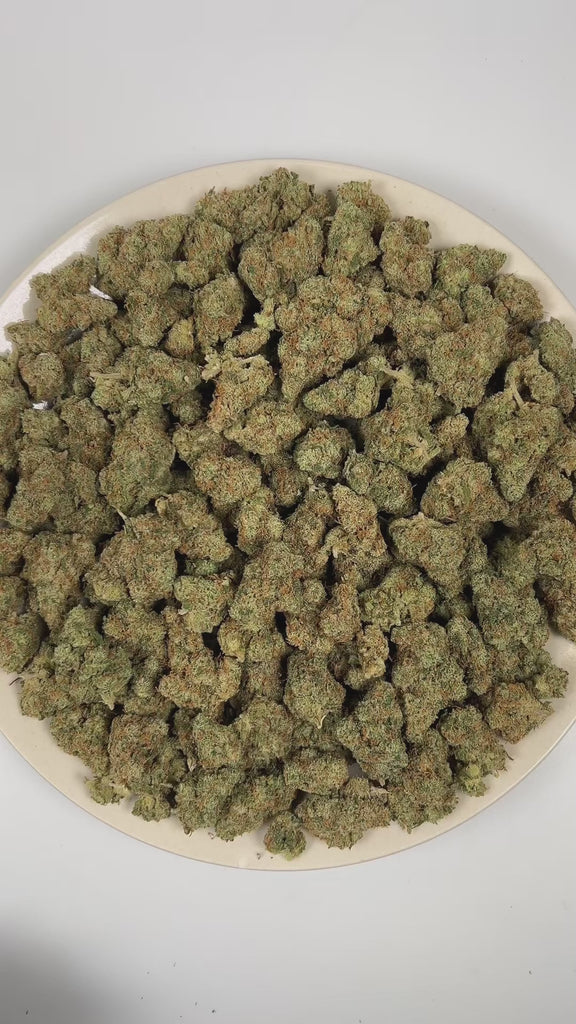 PUFFY Jack Herer is a sativa-dominant hybrid THCa strain, bred from a legendary three‑way genetic cross of Northern Lights #5, Shiva Skunk, and Haze. The aroma is bold and sharp, blending pungent ammonia notes with a bright citrus edge. Visually, dense green buds with purple hues and fiery orange pistils are coated in sticky trichomes. Consumers often report euphoric, energetic, focused, and uplifting sensations, along with potential relief from stress and anxiety and a noticeable boost in creativity and mo