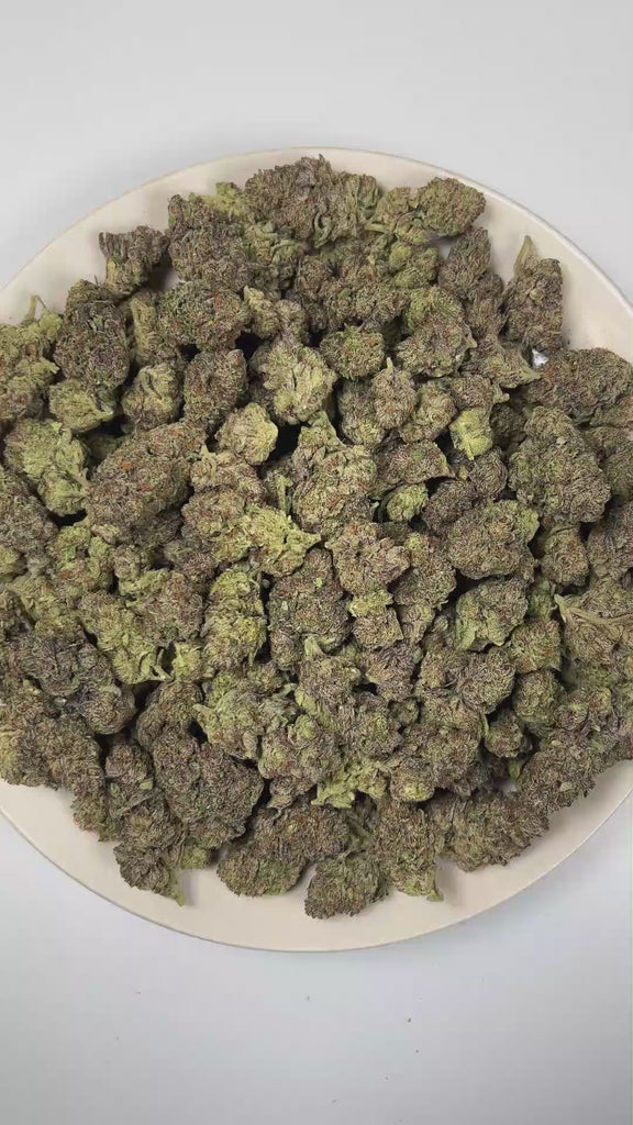 PUFFY Black Mamba is an indica-dominant hybrid THCa strain expertly bred from the powerful pairing of Granddaddy Purple and Black Domina. The aroma opens with sweet, juicy berries, blossoms into delicate floral notes, and finishes with rich, earthy wood undertones. Visually, dense forest green buds with purple hues and fiery orange pistils are coated in sticky trichomes. Consumers often report a euphoric, deeply relaxing experience that melts away tension while encouraging a healthy appetite. 