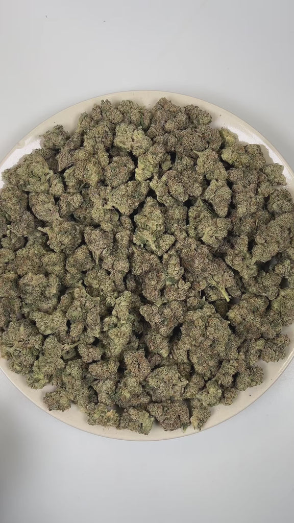 
PUFFY French Lotus is an indica-dominant hybrid THCa strain born from the celebrated genetics of Blue Lotus and FKAKL. The aroma is a bold fusion of rich tobacco, sharp gasoline, and deep, earthy dank notes. Visually, dense forest green buds with purple hues and fiery orange pistils are coated in sticky trichomes. Consumers often report an euphoric, uplifting head high accompanied by a deeply soothing body relaxation that promotes overall calm and well-being.
