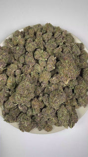 PUFFY Tropical Cherry is a sativa-dominant hybrid THCa strain, typically bred by crossing Tropicana Cookies with Cherry Cookies. The aroma is a vibrant blend of bright citrus, ripe cherry notes, and a distinctive gassy finish. Visually, the buds are dense and oversized, showcasing deep purple and green tones accented by bright orange pistils and a frosty trichome layer. Consumers often report a vibrant, uplifting high that boosts mood, sparks creativity, and enhances focus while offering a smooth sense of p