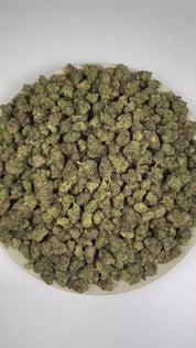 PUFFY Hash Burger (smalls) is an indica-dominant hybrid THCa strain, born from the masterful cross between Han Solo Hash Plant and Double Burger. The aroma is rich and savory, layered with pungent onion and refined garlic notes. Visually, dense forest-green buds with purple hues and fiery orange pistils are coated in sticky trichomes. Consumers often report an experience that begins with a euphoric cerebral rush, gradually easing into deep body relaxation that delivers uplifting, mood-enhancing effects idea
