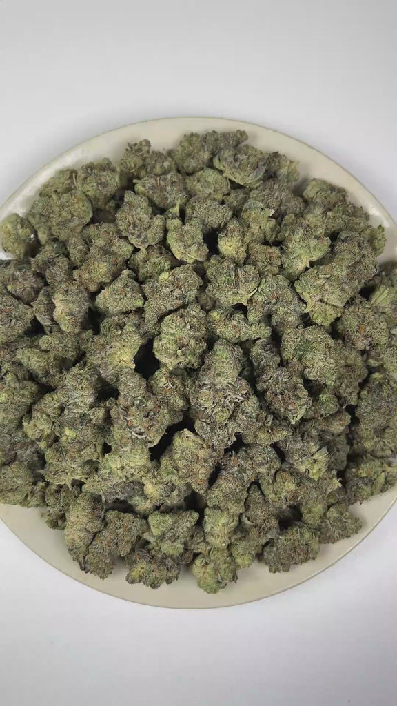 PUFFY Girl Scout Cookies is an Indica-dominant hybrid THCa strain born from the legendary cross of OG Kush and Durban Poison. TThe aroma blends rich, doughy notes with a pungent scent and warm, spicy undertones. Visually, dense forest green buds with purple hues and fiery orange pistils are coated in sticky trichomes. Consumers often report a euphoric high that uplifts the mood, promoting a soothing sense of calm, easing tension, and encouraging a focused mental state.   