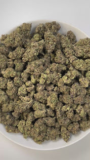 PUFFY Pink Certz is a balanced hybrid THCa strain, created from the potent pairing of The Menthol and Grape Gasoline. The aroma combines sweet, candy-like notes with hints of juicy grape, layered over a sharp, earthy diesel scent. Visually, dense frosty buds glow neon green with golden hints and pink-orange hairs, coated in sparkling, gem-like trichomes. Consumers often experience an uplifting, clear-headed euphoria that sparks creativity and focus, followed by gentle body relaxation, making it ideal for mo