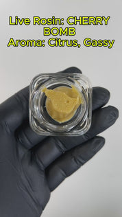 Cherry Bomb THCa Live Rosin – 3