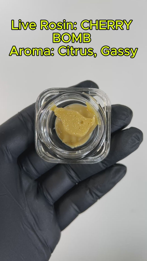 Cherry Bomb THCa Live Rosin – 3