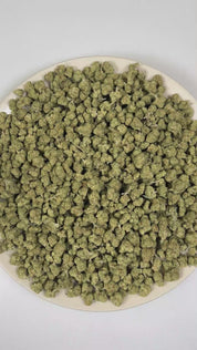 PUFFY Papaya (smalls) is a balanced hybrid THCa strain created from a cross between Citral #13 and Ice #2. Aroma is a vibrant blend of ripe melons, lush tropical fruit, and sweet candy notes. Visually, dense spring green buds with purple hues and fiery orange pistils are coated in sticky trichomes.  Consumers often describe the effects as euphoric and uplifting, delivering a gentle cerebral buzz that elevates mood before gradually settling into a soothing full-body calm ideal for relaxation and unwinding. 