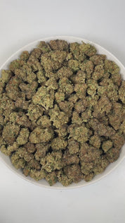 PUFFY Poddy Mouth is a balanced hybrid THCa strain created from the renowned pairing of Humboldt Pound Cake and Mtn Top Mint. The aroma is a rich, smoky blend with deep woody undertones and classic Kushy notes that linger enticingly with every inhale. Visually, dense apple green buds with purple hues and fiery orange pistils are coated in sticky trichomes. Visually, dense deep forest green buds with purple hues and fiery orange pistils are coated in sticky trichomes. Consumers often report a euphoric, uplif