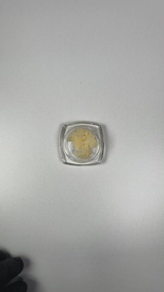 PUFFY THCa Raspberry Apple: The unique whipping technique required to produce badder causes the cannabinoids to crystalize and create a smooth, creamy consistency. This wax is ultra-potent and easy to load onto a dab nail, thanks to its soft and malleable form.