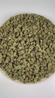PUFFY Lemonatti (smalls) is a sativa-dominant hybrid THCa strain crafted through the masterful blend of Gelonade and Biscotti. The aroma combines sharp, gassy notes with a pungent scent and strong fuel-like undertones. Visually, dense forest green buds with purple hues and fiery orange pistils are coated in sticky trichomes. Consumers often report euphoric and uplifting effects paired with energizing mental clarity, enhanced focus, and a gentle sense of relaxation.