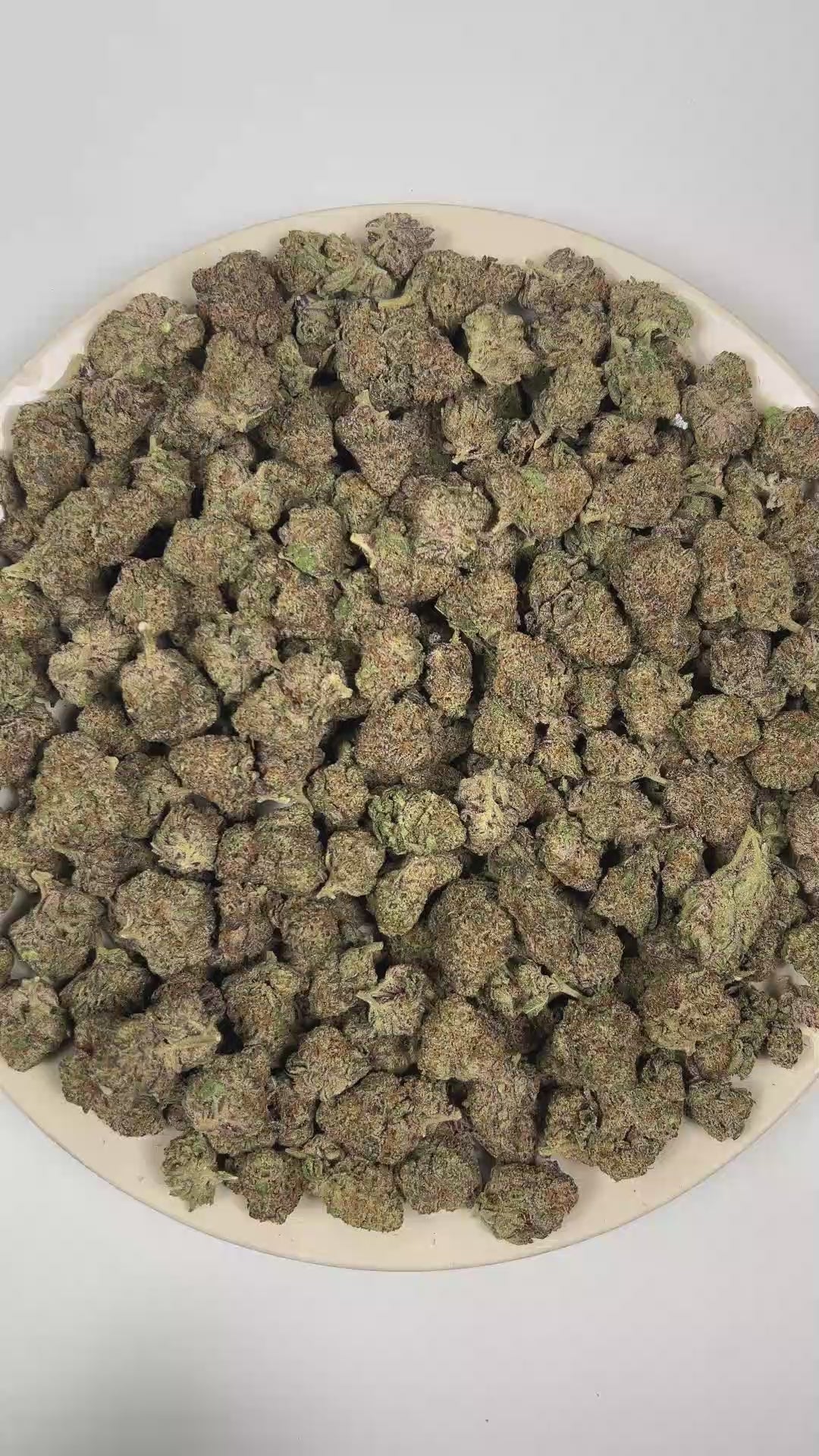 PUFFY Alien Munchies is an indica-dominant hybrid THCa strain derived from the potent genetic collaboration of MAC and Purple Punch 2.0. The aroma is intensely pungent and layered, blending juicy fruity sweetness with a bold gassy funk that lingers in the air and deepens with every inhale. Visually, dense deep forest green buds with purple hues and fiery orange pistils are coated in sticky trichomes. Consumers often report a euphoric, uplifting onset that gradually transitions into a deeply relaxed, calming