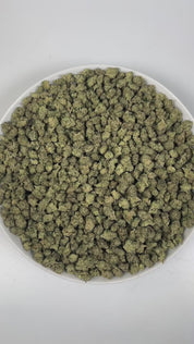 PUFFY Ice Cream Cookies (smalls) is an indica-dominant hybrid THCa strain, created from the flavorful cross of Gelato 33 and Wedding Cake. The aroma unfolds with a creamy richness, layered with warm, nutty undertones and delicate floral hints that linger invitingly. Visually dense and frosty buds, vibrant forest green with deep purple hues and orange pistils, coated in thick white trichomes. Consumers often describe the experience as an uplifting cerebral euphoria that boosts mood and creativity, followed b