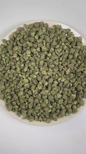 PUFFY 24K Gold (smalls) is an indica-dominant hybrid THCa strain formulated through the selective pairing of Kosher Kush and Tangie. The aroma features a vibrant citrus-forward profile of fresh oranges, zesty grapefruit, and bright lemon notes. Visually, dense forest green buds with purple hues and fiery orange pistils are coated in sticky trichomes. Consumers often report a euphoric and uplifting cerebral buzz that enhances mood and creativity before easing into a gentle, soothing body relaxation, potentia