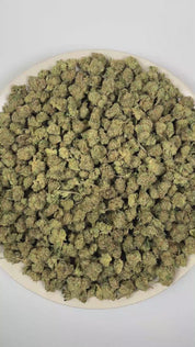 PUFFY Green Crack (smalls) is a sativa-dominant hybrid THCa strain, its lineage is thought to originate from a cross between the legendary Skunk #1 and an Afghani or another traditional indica landrace. The aroma opens with a sharp, fuel-forward intensity layered with heavy diesel notes, followed by a cool mint finish. Visually, the dense buds feature light-to-lime green with purple hues, bright orange pistils, and a frosty coating of trichomes. Consumers often report an energizing and euphoric cerebral upl