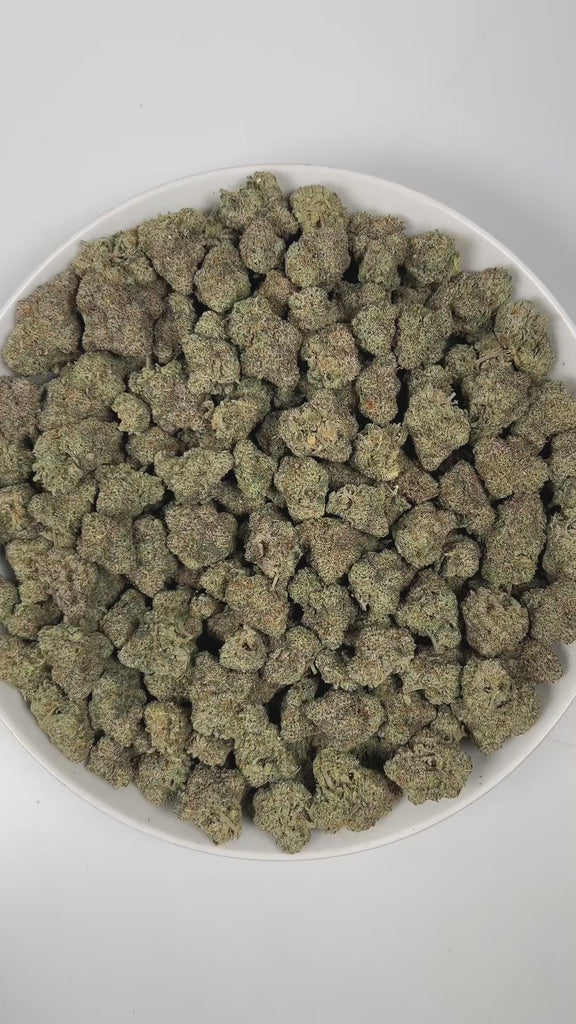 PUFFY Hella Jelly is a sativa-dominant hybrid THCa strain, crafted from the legendary lineage of Very Cherry and Notorious THC. The aroma is a rich blend of tropical fruit sweetness, creamy vanilla undertones, and a sharp, lingering hint of gasoline. Visually, dense green buds with purple hues and fiery orange pistils are coated in sticky trichomes. Consumers often report a euphoric experience paired with happiness, uplifting energy, sharpened clarity, and an invigorating sense of motivation.
